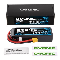 Batería Ovonic 5000mAh 3S 11.1V 50C XT60